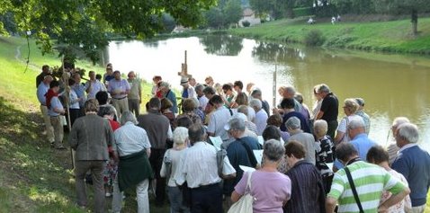 étangs d'Arliquet, pèlerinage marial diocésain de septembre 2011, Aixe-sur-Vienne
