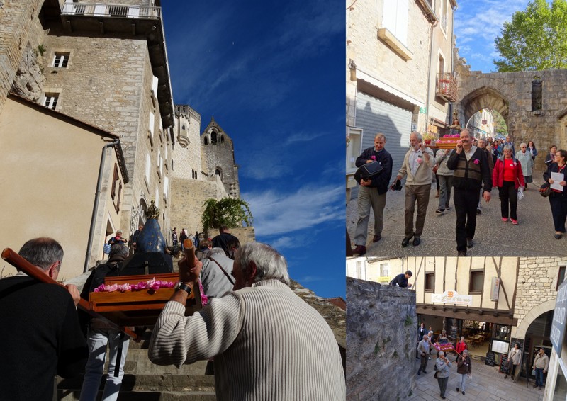 Photos du pèlerinage d'octobre 2015 à Rocamadour avec Notre Dame d'Arliquet